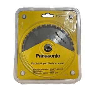 Panasonic Saw Blade EY9M13C‎ 5 3/8 Metal cutting Blade 30 carbide 20 MM Arbor